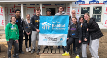 Students Gather for Habitat for Humanity Building Day