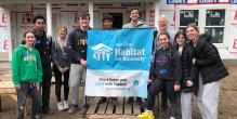 Students Gather for Habitat for Humanity Building Day