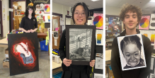 Three Students Receive Scholastic Art Awards