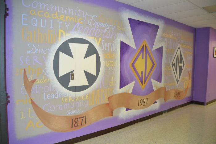 New Mural painted by CDH students.