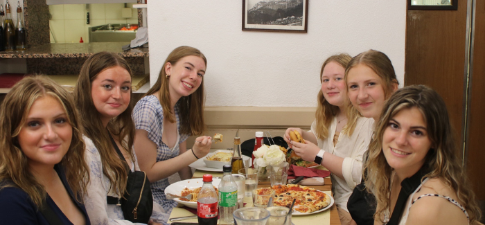 Out on their own students try some new dishes and some variations on familiar foods. (Day 7)