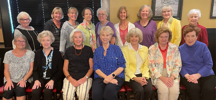 Derham Hall '62 Front row: Victoria Van Avery Vars, Julianne Geiger Hermann, Mary Brown Le Clair, Cathy Crowley Paulsen, Virginia Maulik Hockett, Kathleen Schwartzbauer Maerier, Kay Klett Back row: Mary Archer Mitch, Michele Mooney Fuerstenburg, Cathi O’Connor Du Moulin, Kate Wylie Hauer, Susan Goulet Eschenbacher, Carolyn Youngvorst Lindstam, Sally Brassard Fahey, Kathleen Moran Bedor, Kathleen McLaughlin