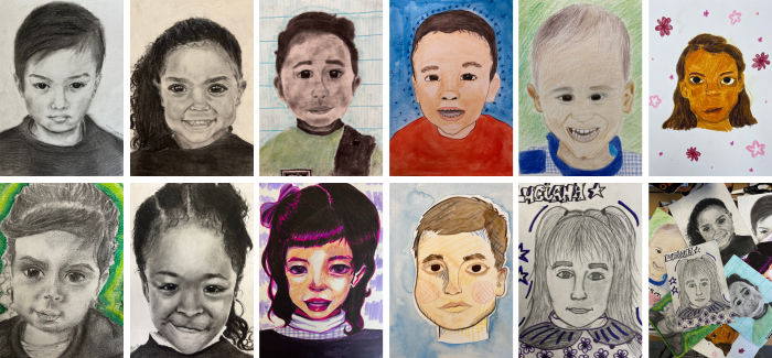 ARTISTS Top Row L-R: Xinyue Cui ‘25, Sage Skally ‘26, Maya Remer ‘27, Mary Mulsolf ‘24, Julia Haas ‘25, Grace Hire ’26 Bottom Row L-R: Gee Doyle ‘26, Delvin Tacheny ‘25, Catherine (Kate) Stenberg ‘26, Bryn McSherry ‘26, Allysa Edomaruseh ‘24