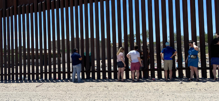 We drove to New Mexico and met with two families in Juarez who live a few feet from the border fence