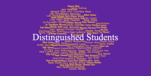 Distinguished Students Announced for Trimester 1