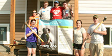 CDH Students Give Back Through First Habitat For Humanity Build Day