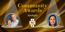 Community Awards Spotlight: Joe '84 and Katy Harris, Susan Hayes Gordon '77