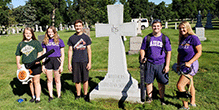 JROTC Maintains Cemetery Markers for the Sisters and the Brothers
