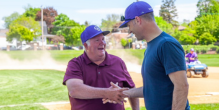 Joe Mauer '01 and High School Coach Jim O'Neill '74 Reconnect at CDH Baseball Game