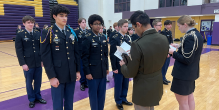 Annual JROTC Inspections Take Place in Field House