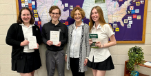 Three Juniors are Honored with Book Awards