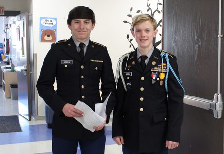 JROTC Teaches Junior Achievement to Elementary Students
