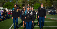 Twilight Parade Honors Cadets