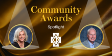 Community Awards Spotlight: Jane Metzger Von Haden ‘80 and John Conway ‘69