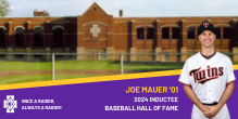 Joe Mauer '01 Named to the National Baseball Hall of Fame