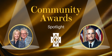 Community Awards Spotlight: Katie Stewart '87 & William Stewart, General (Ret.) Thomas A. Schwartz '63