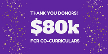 Donors Support Co-Curriculars