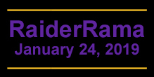 Mark Your Calendar for the 2019 RaiderRama