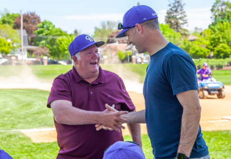 Joe Mauer '01 and High School Coach Jim O'Neill '74 Reconnect at CDH Baseball Game