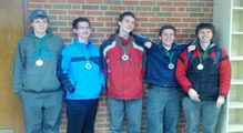 CDH Team 1 after making it to the state meet.