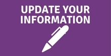 New Address? New Email Address? Update Your Information!