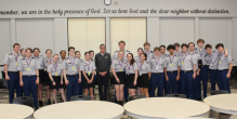 General (retired) Joseph Votel '76 Inspires JROTC Cadets with Leadership Wisdom