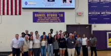 Donors Behind Joe Mauer Fieldhouse Scoreboard Upgrade are Honored