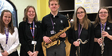 Five Band Members Participate in Honor Concert