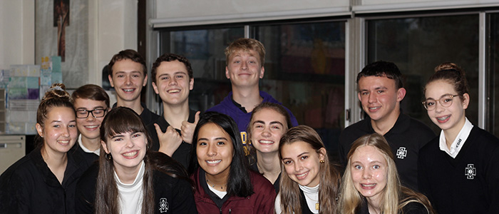  Members of the new Creative Writing Club.
