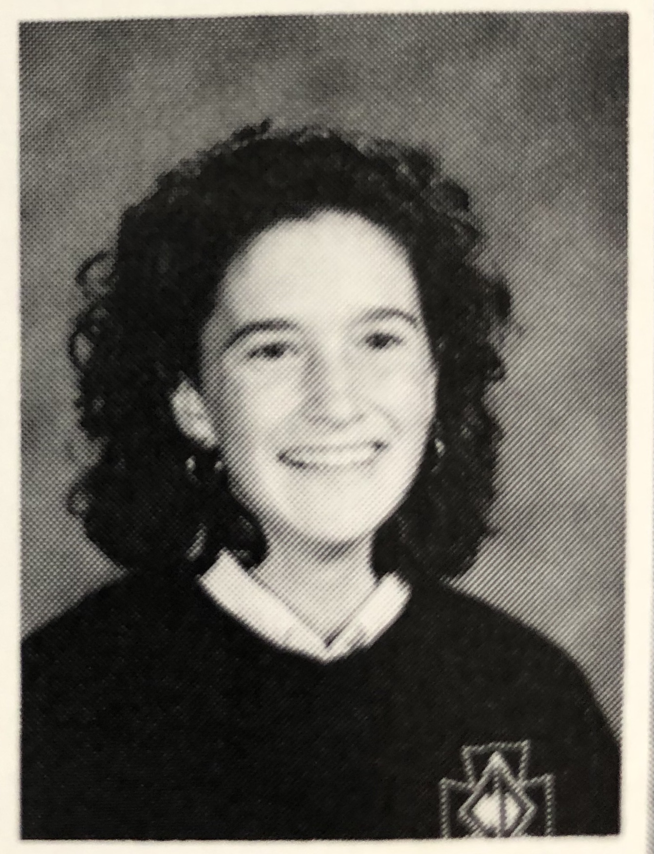 Jenny Brondum '96 as a ninth grader at CDH.