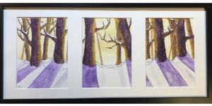 The snowy scene Schutz sold last year.
