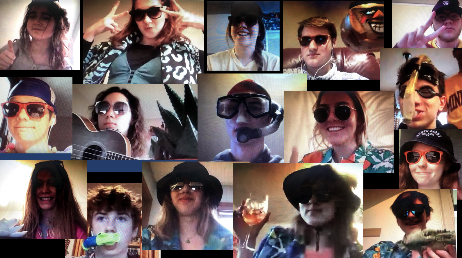 Back in April, Weiss' students dressed up for Beach Day.