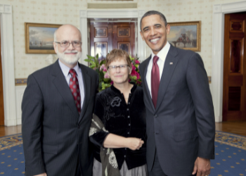 DeLisi and his wife Leija with President Barack Obama in 2011.