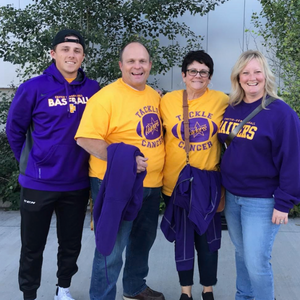 Fans of all ages enjoyed the alumni social before the game.
