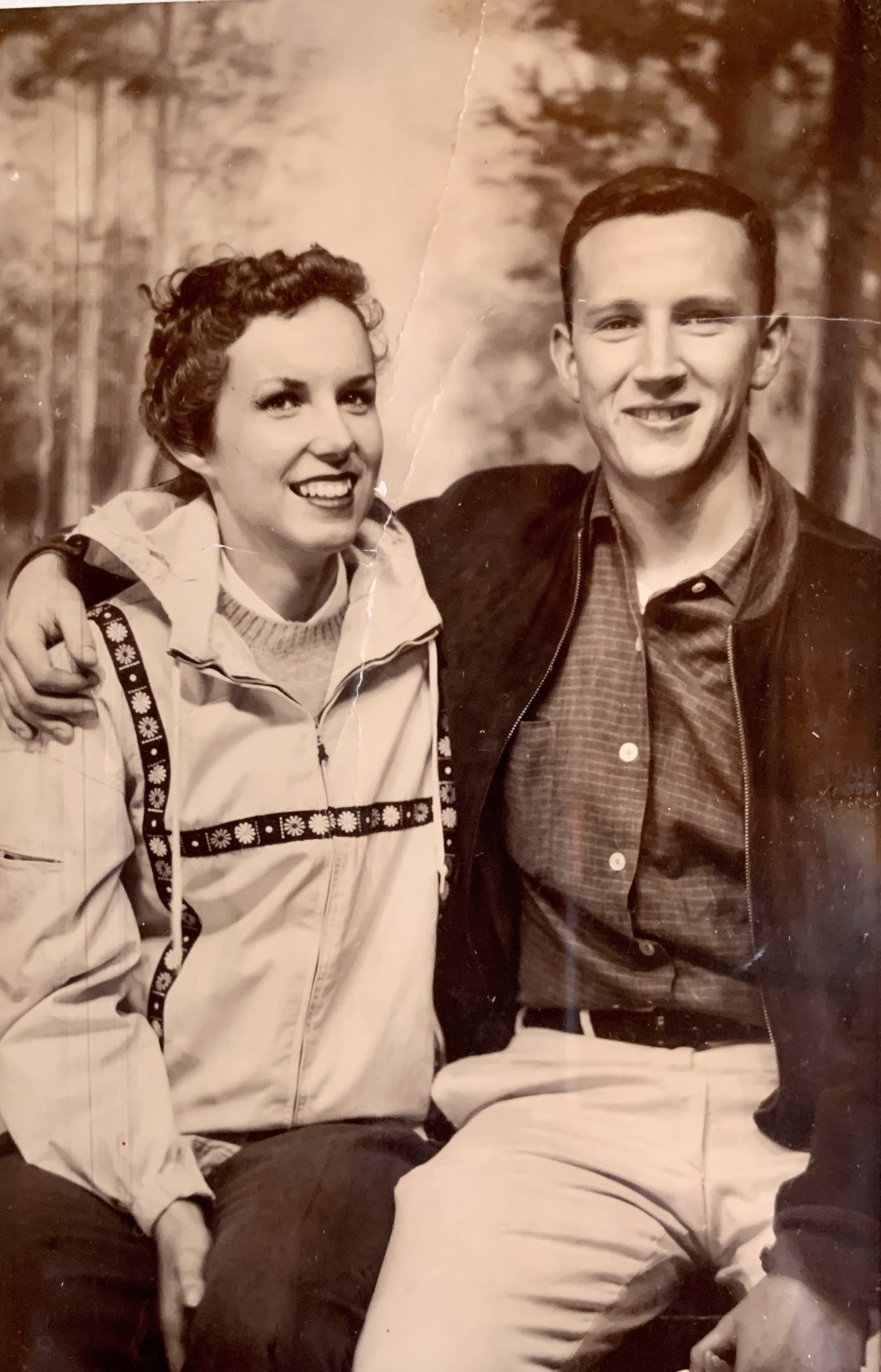 Jim Olsen '54 and Marcia Black Olsen around 1957 - 