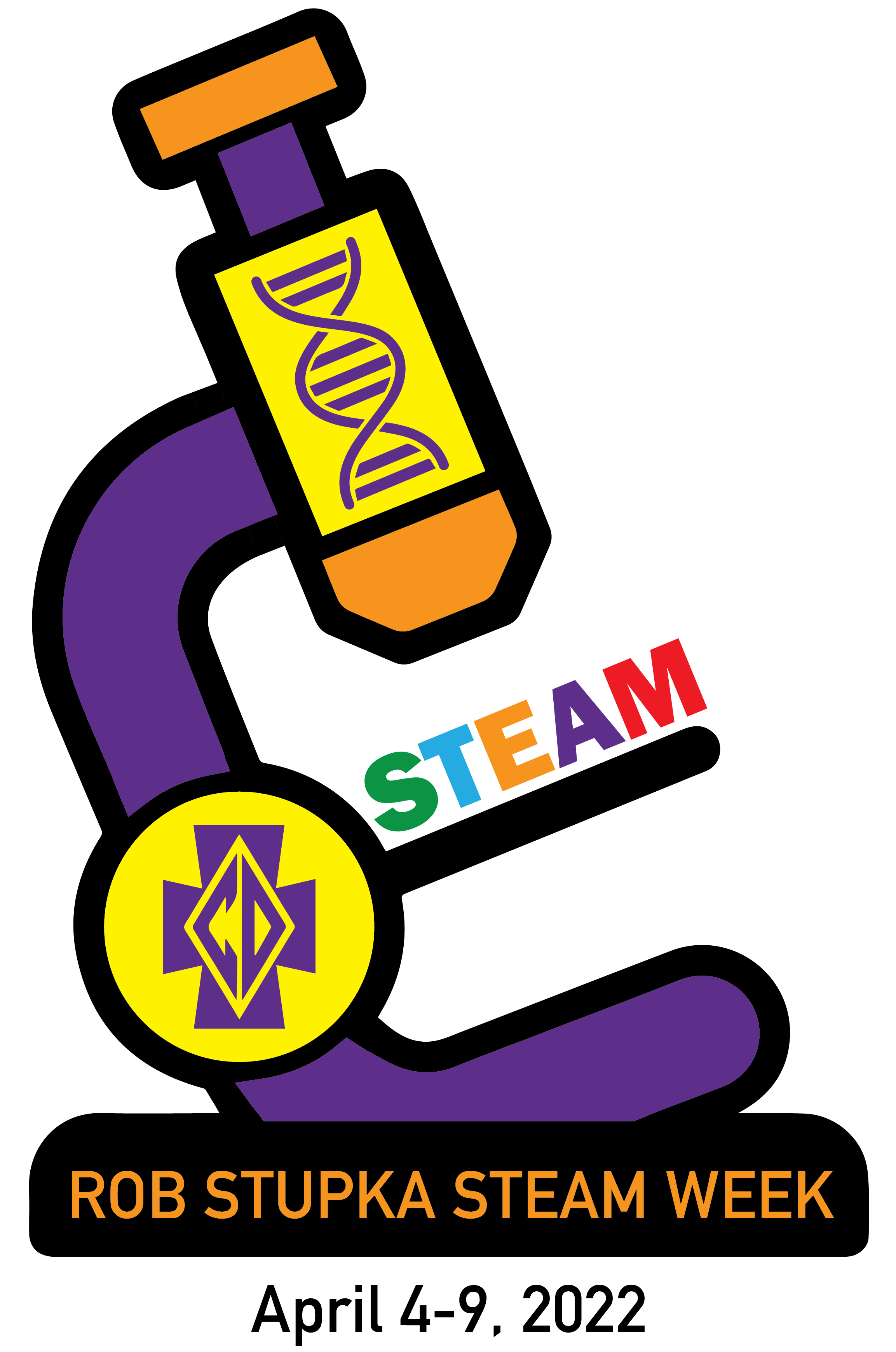 The logo for the Stupka STEAM Week was designed by Thomas Gagnon '22. 