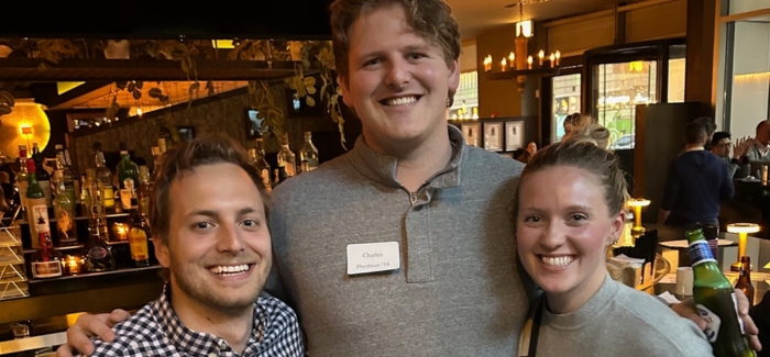 Cole Bredahl '16, Charlie Pythian '18, Amelia Salisbury '18