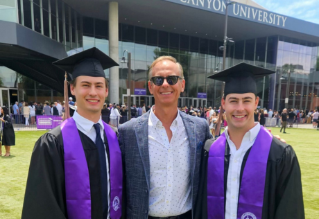 Mike Walsh'20, Chris Walsh '92, Chris Walsh '20