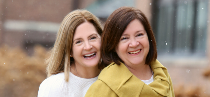 (L - R) Katie Byrne Reeder ’89, Nora Byrne Fitzpatrick