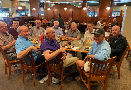 L to R: Ed Charbonneau, Tony Lancette, Tom Kurysh, John Bellows, Tom Ginther, Mike Votel, Bob Krammer, Mike McShane, Mike McManus, John Wessel