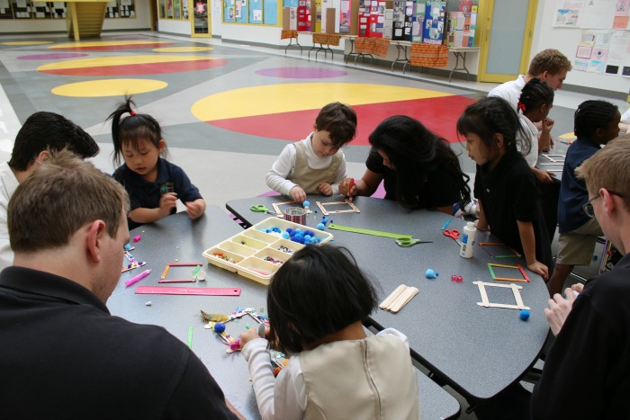 Seminar Students at K-5 Service Site