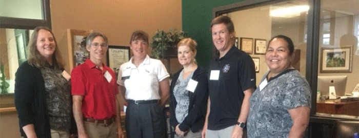 Joyce Nordby, Chris Babcock, Heidemarie Stefanyshyn-Piper, Jessie Botello, Chris Kaus, Sylvia Hoffstrom