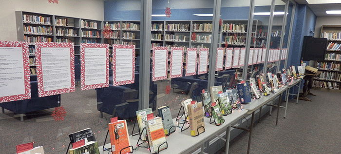 Faculty Book Recommendations Display