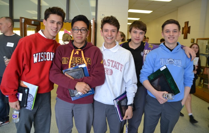 Juniors were encouraged to wear college spirit-wear on JumpStart Your Future Day.