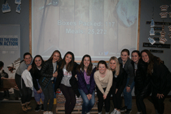 Girls Golf Team at Feed My Starving Children