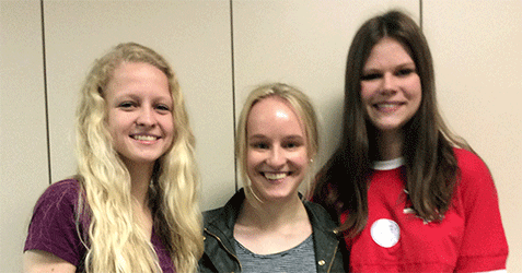 Student presenters (projects linked below). Not pictured: Michael Carter