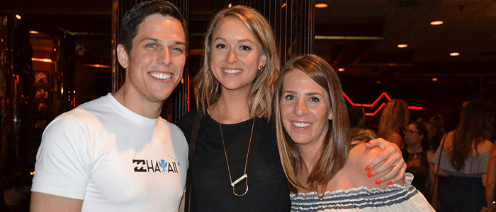 Billy Boland, Emily Snyder Pratt, Laura McGuire Murphy.