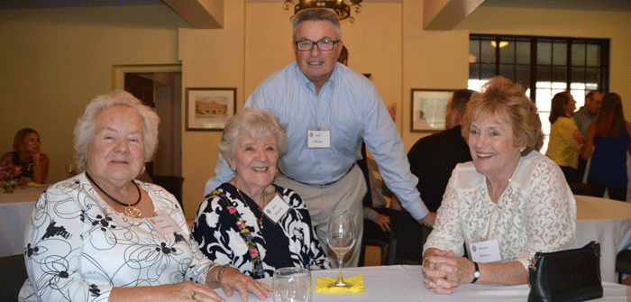 Rob Bollinger, Vice President for Advancement and supporters of Cretin-Derham Hall.