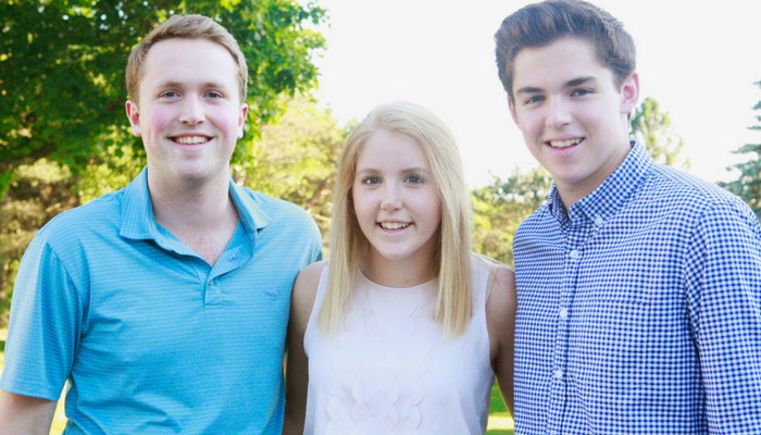 Matt'15, Clare'18, and Michael'17 McMahon