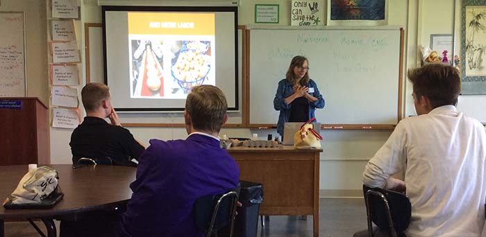 Local Author, Laurie Amundsen, Visits With Senior Spectrum Classes
